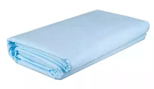 Простыня 70*200см, материал СМС 20г/м2, нестерильная, инд.упаковка, голубая