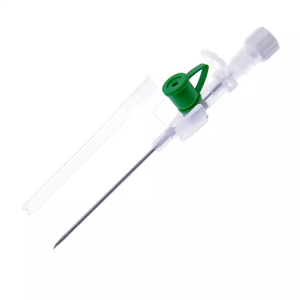 Катетер внутривенный 18G, длина 45мм, диаметр 1,3мм, цвет зеленый, стерильный