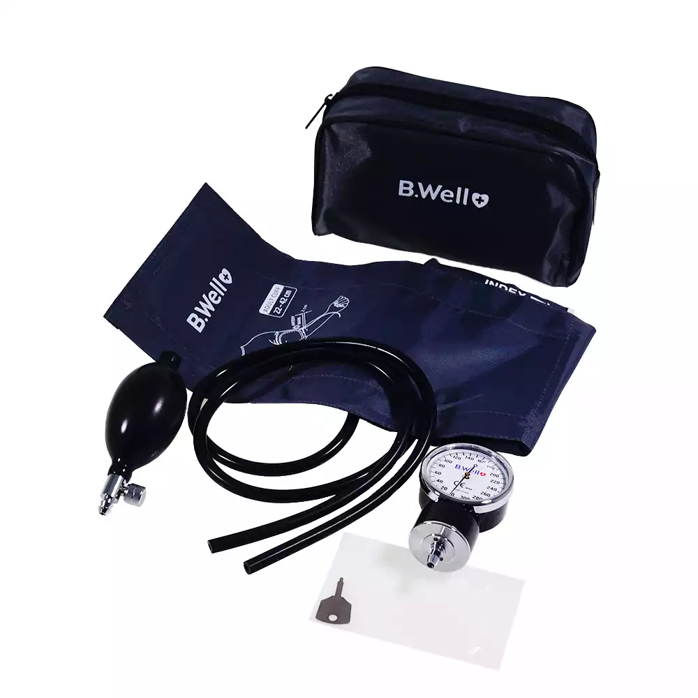 Тонометр B.Well MED-61 механический с профессиональной манжетой M-L 22-42cм, без стетоскопа, с поверкой