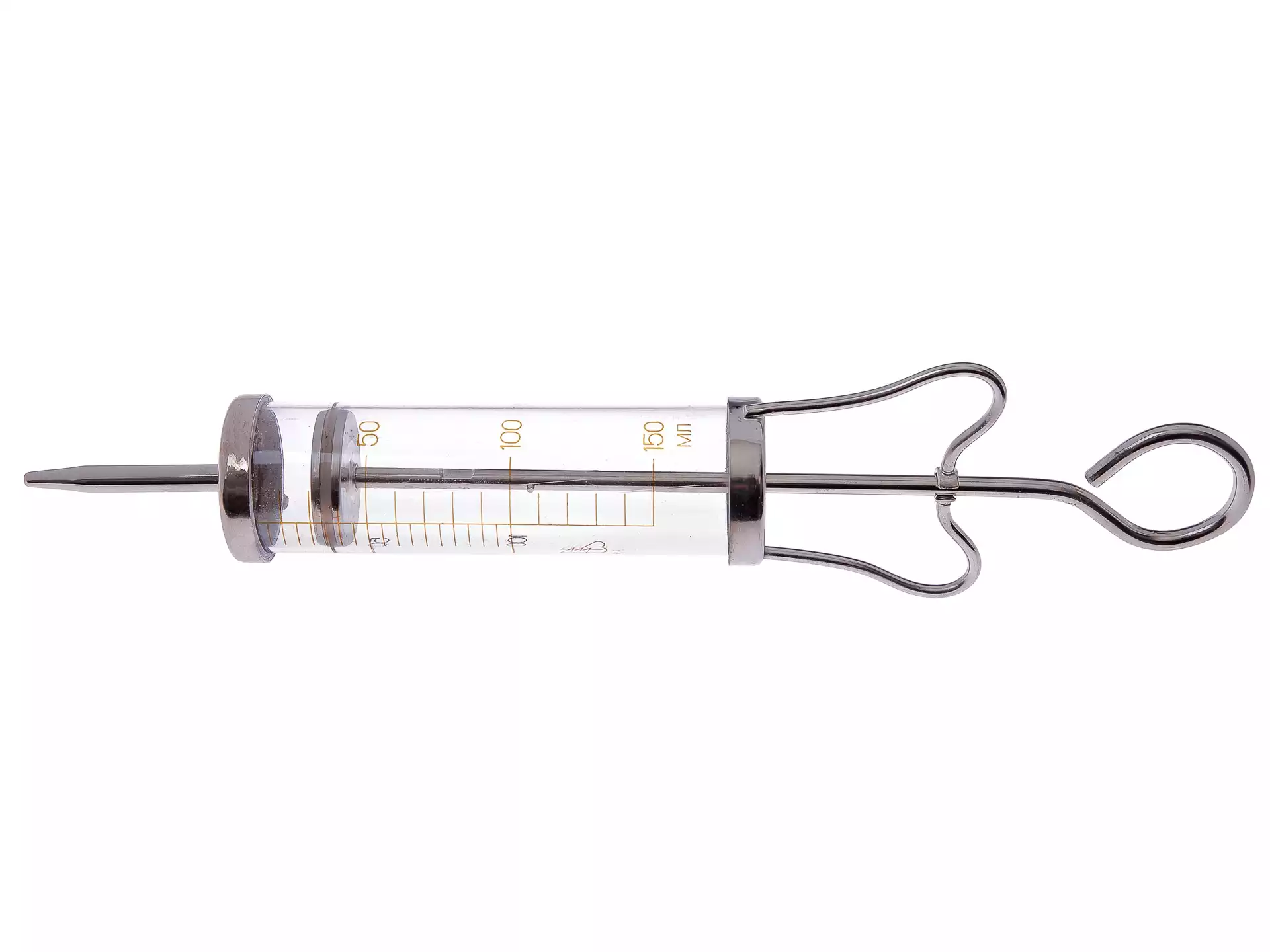 Шприц (Ш-712) 150,0мл, для промывания полостей с силиконовым кольцом на поршне, с двойной шкалой, многоразовый