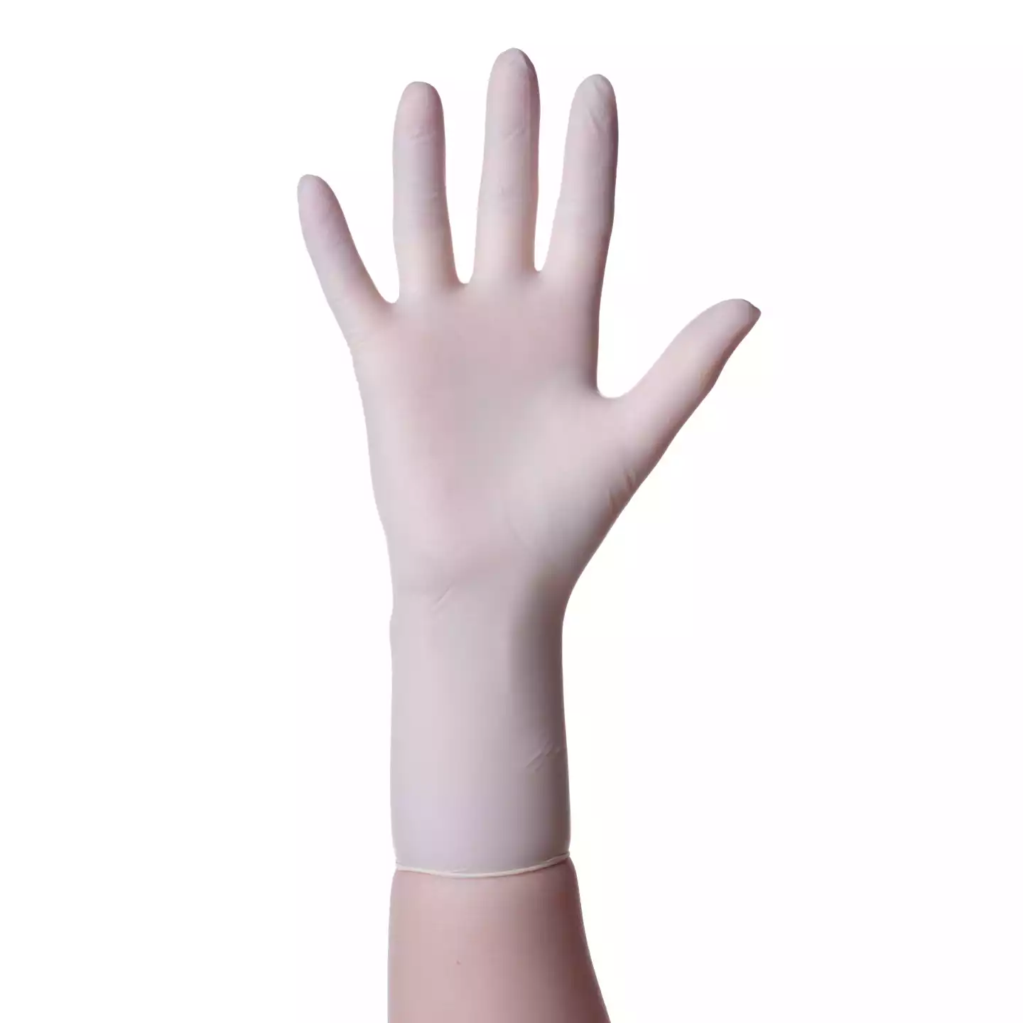 Перчатки BENOVY, размер XS, латексные, неопудренные, текстурированные, нестерильные, упаковка 50 пар