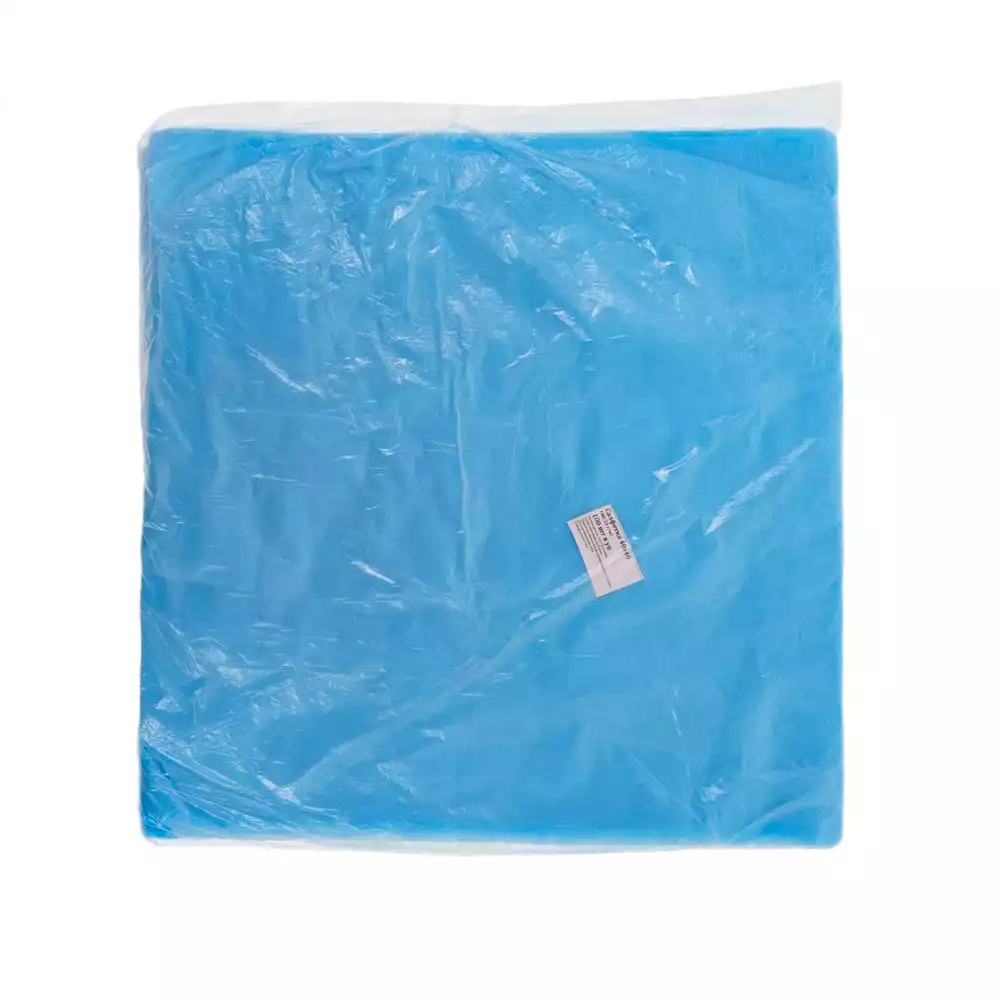 Салфетка 40*40см, материал СМС 20г/м2, хирургическая , цвет голубой, одноразовая, нестерильная