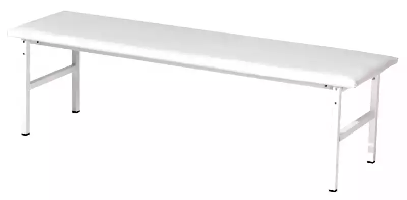 Банкетка МСК-216, без спинки малая, размер 1150*400*440мм, обивка белая